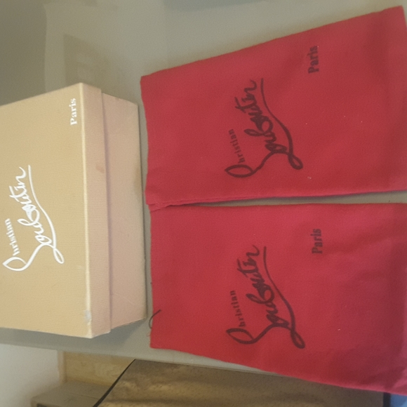 Christian LouBoutin Gold Shoes - Picture 9 of 10